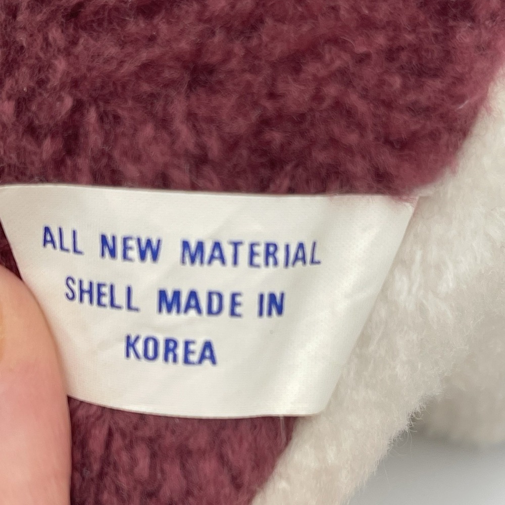 Vintage 1980's Purple Plush Wonder Toys Co Inc Made‎ In Korea - Picture 5 of 5